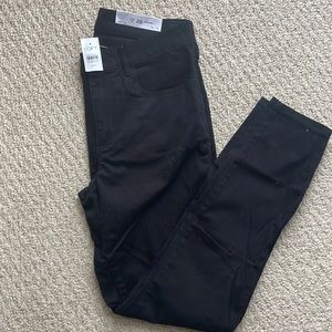 LOFT Black Sateen Legging - Size 6